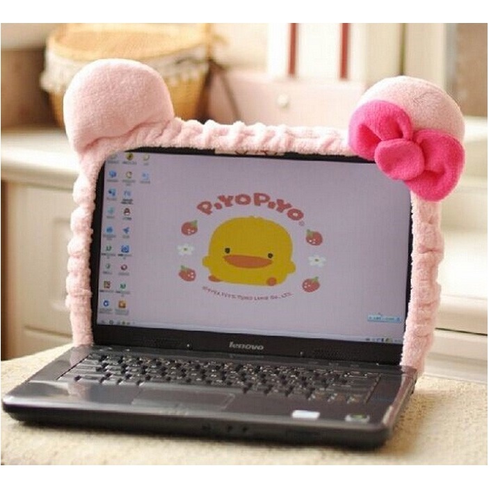 Vỏ bọc chống bụi cho laptop 14-32 inch kiểu Hello Kitty