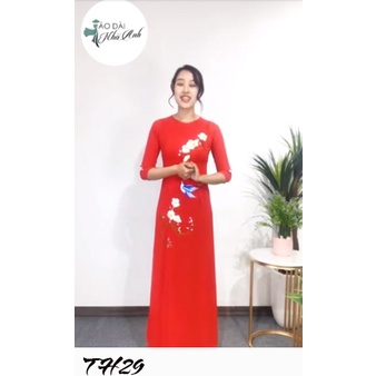 Áo dài thêu truyền thống - Áo dài Nhã Anh