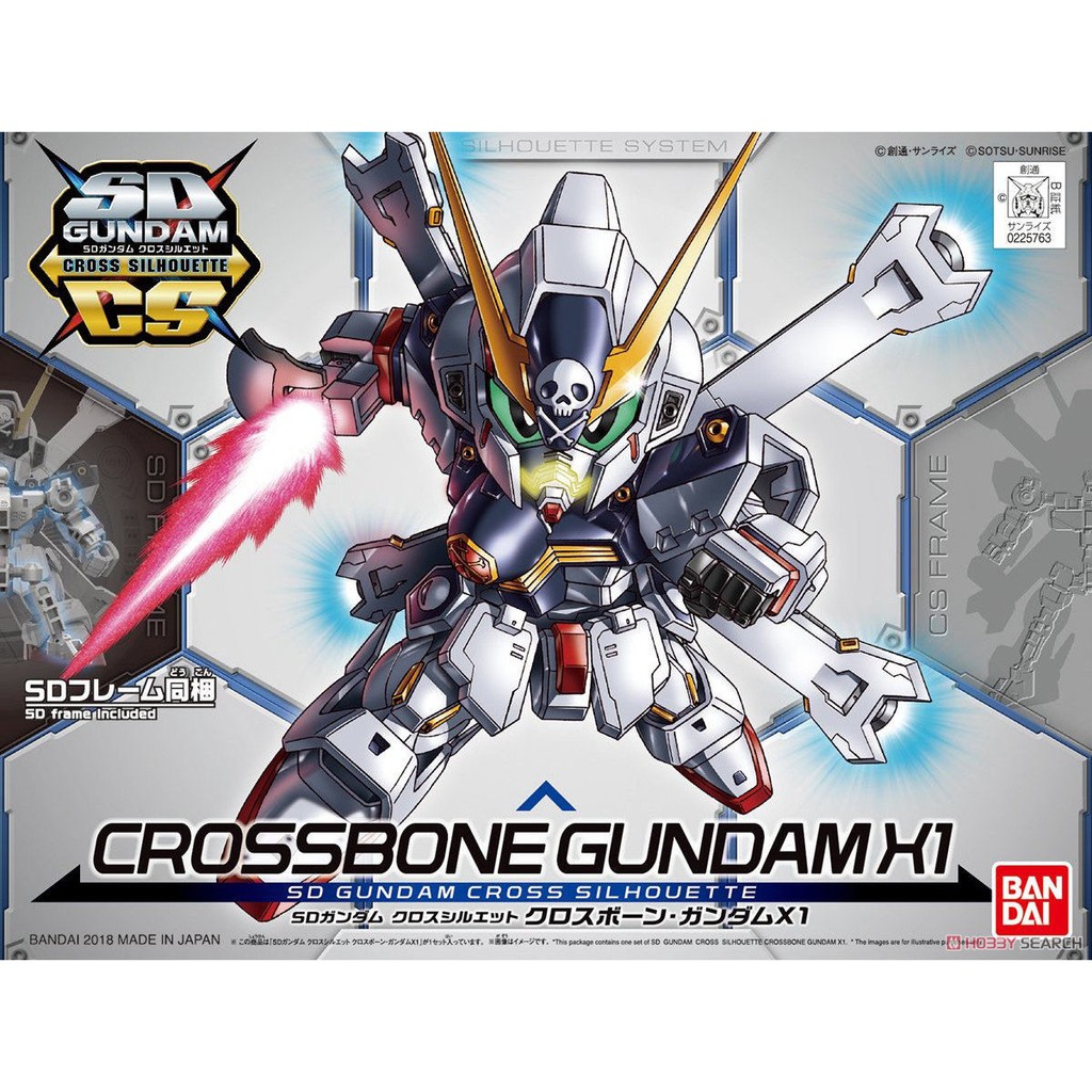 Mô hình Gunpla SD CS Gundam Cross Silhouette Crossbone Gundam X1