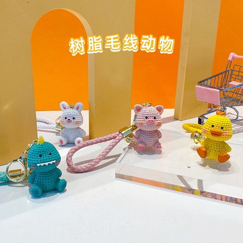 Móc Khoá Hình Thú Dễ Thương A39, Móc Chìa Khoá Thú Cute Đủ Màu Đáng Yêu