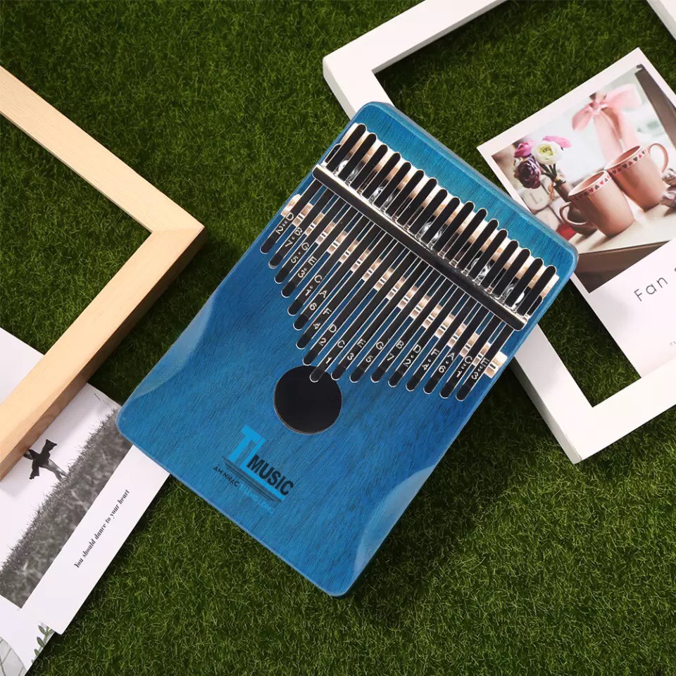 KA03 Đàn Kalimba 17 Phím Cho Người Mới Tập _ Tặng Hướng Dẫn , Túi , Búa , Khăn Lau