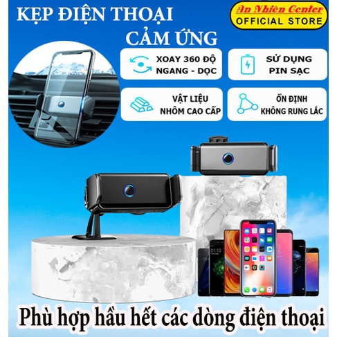 Giá Đỡ Kẹp Điện Thoại Ô Tô, Xoay 360 Độ Gắn Cửa Gió Thông Minh, Kẹp Điện Thoại Tự Động - Công Nghệ Số BV