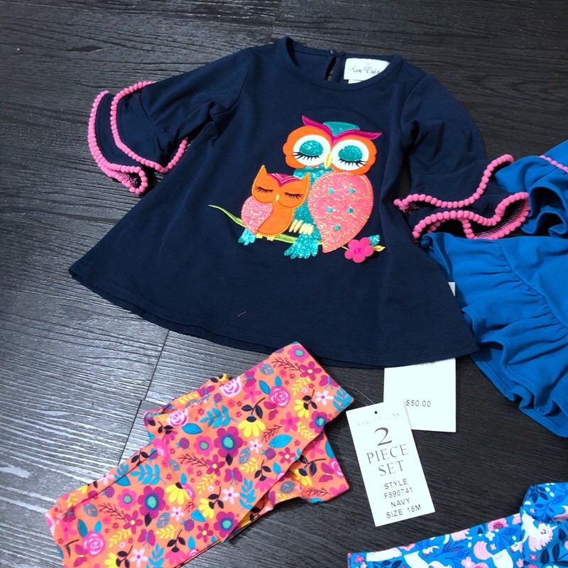 Bộ quần áo bé gái RE 1-7 tuổi Sét quần áo bé gái xuất dư cao cấp 0621