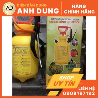 Bình xịt phun thuốc, tưới cây 5L Bình Minh