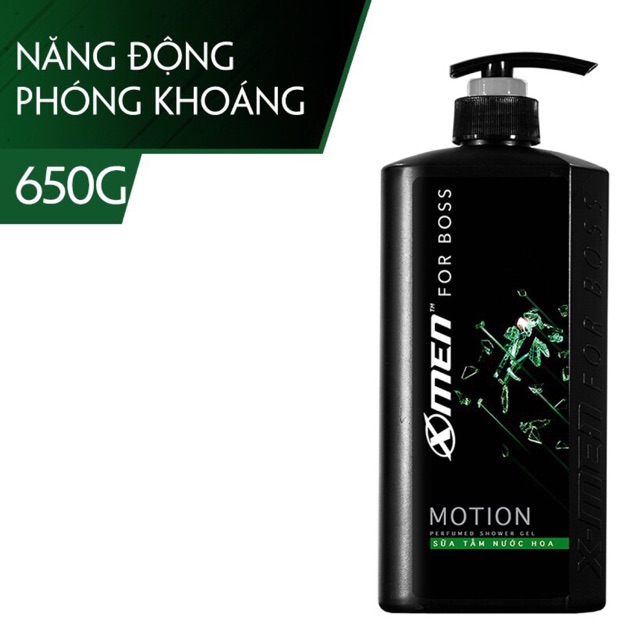 Sữa tắm nước hoa X-Men For Boss Motion 650g