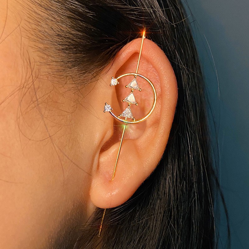 Hoa Tai Đính Đá Thời Trang Dành Cho Nữ