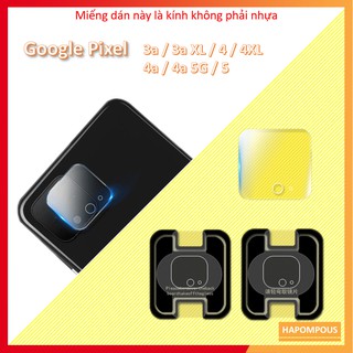 Kính cường lực camera Google Pixel 6/6Pro/ Pixel 4 / 4 XL / Pixel 5 / 3a / 3a XL / 4a / 4a 5G, Loại tốt cạnh vát 2,5d