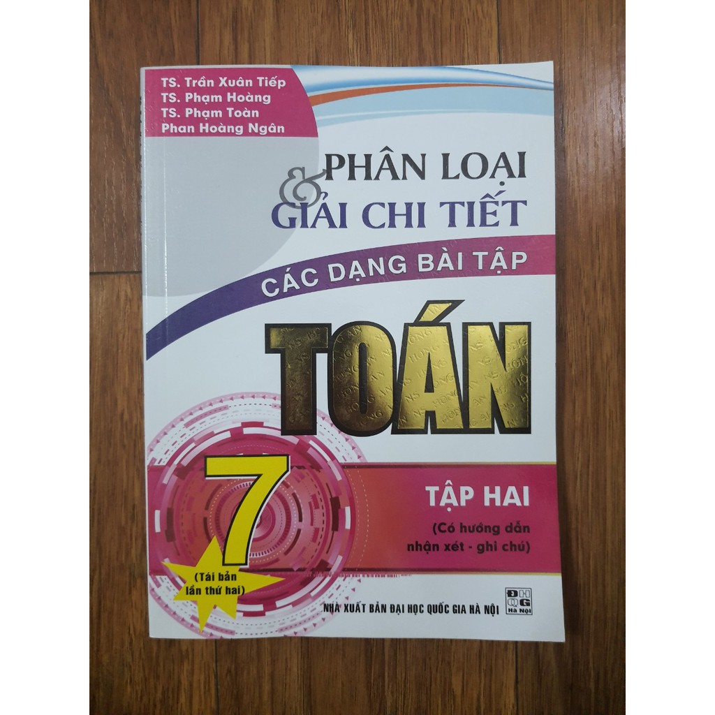 Sách - Phân loại và giải chi tiết các dạng bài tập Toán 7 tập 2