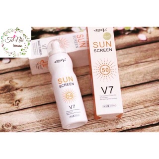 Xịt chống nắng lên tông v7 spray spf50 pa+++