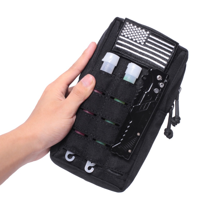 Túi Đựng Dụng Cụ Sơ Cứu Khẩn Cấp Kiểu Quân Đội EDC Đeo Thắt Lưng Dùng Ngoài Trời