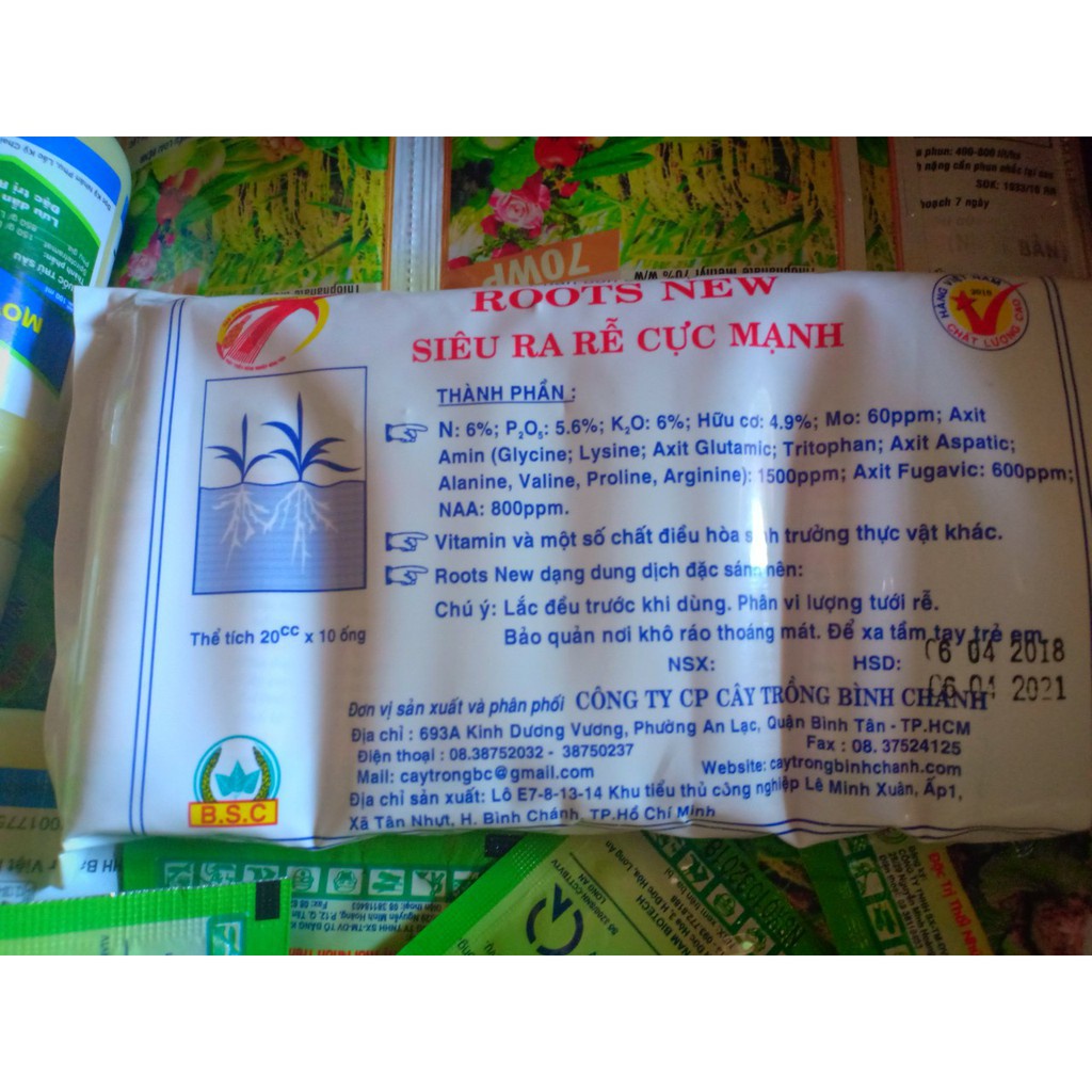 [SIEURE] 5lo Dung dịch siêu ra rễ cực mạnh Bimix Super Roots New ống 20ml hàng đẹp, phân phối chuyên nghiệp.
