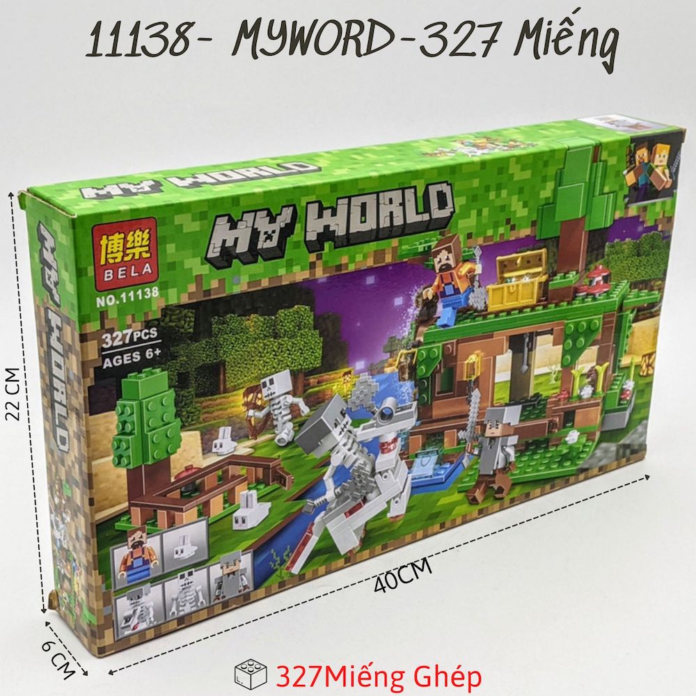 Bộ Lắp ráp Minecraft Hộp Lớn ⚡ 𝐅𝐑𝐄𝐄 𝐒𝐇𝐈𝐏 ⚡ - Giúp bé phát triển sáng tạo, thông minh  𝐁𝐚̉𝐨 𝐇𝐚̀𝐧𝐡 𝟑𝟎 𝐍𝐠𝐚̀𝐲 ✅