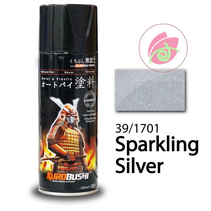 SƠN SAMURAI COMBO SƠN CẶP MÂM MÀU BẠC ÁNH KIM, BẠC LẤP LÁNH 1701 GỒM 4 CHAI SƠN