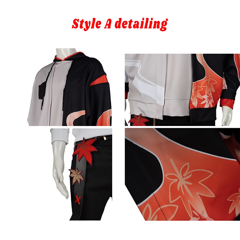 Set trang phục hóa trang nhân vật game Genshin Impact Kaedehara Kazuha anime dành cho nam