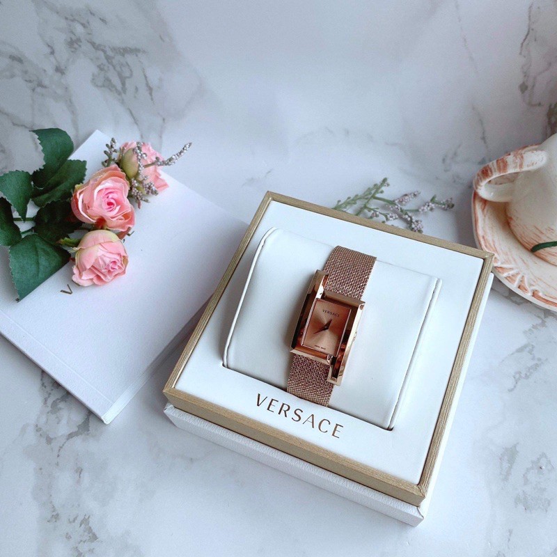 Đồng hồ nữ Versace Greca Icon vàng rose