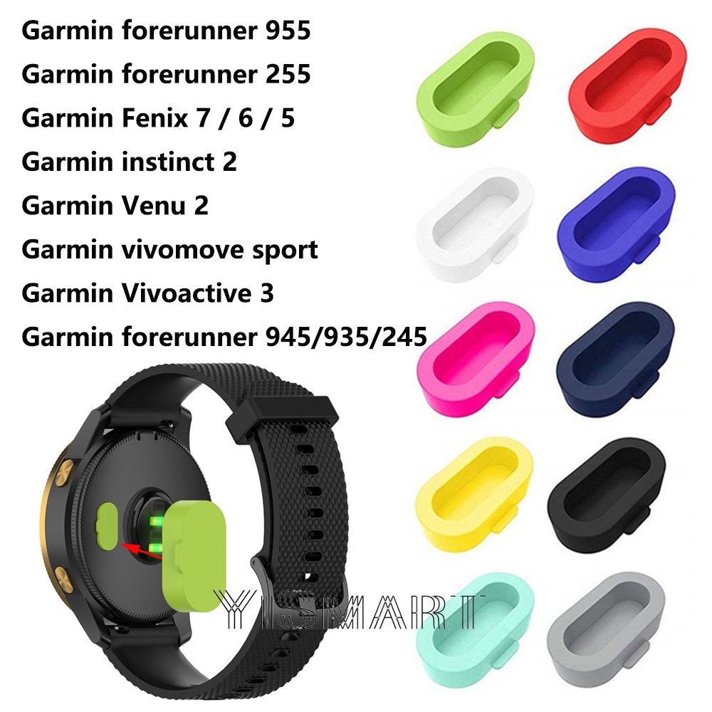 Bộ 10 Nút Bịt Chống Bụi Cho Garmin Fenix 7 / 6 / 5 / Forerunner 955 / 935 / 945 / 255 Vivoactive 3 4 4s Ốp