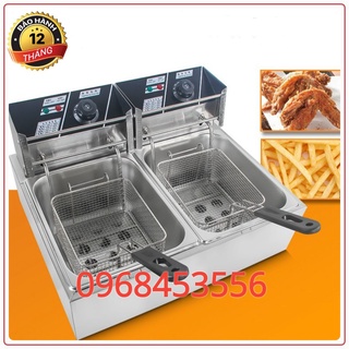 Bếp chiên nhúng điện đôi cao cấp