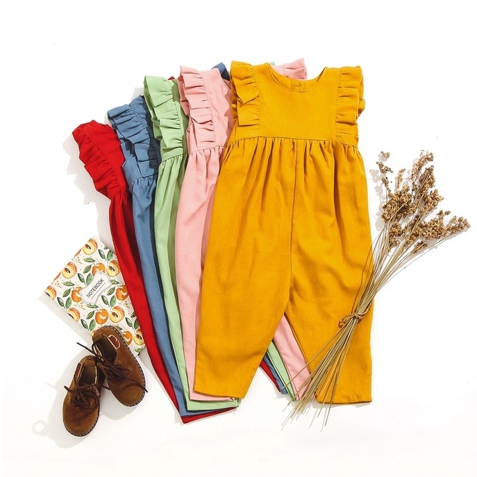 [Mã BMBAU50 giảm 7% đơn 99K] Jum body siêu Cute cho Bé Gái chất Linen Hàn Cao Cấp 3 Đậu Đậu-LN52