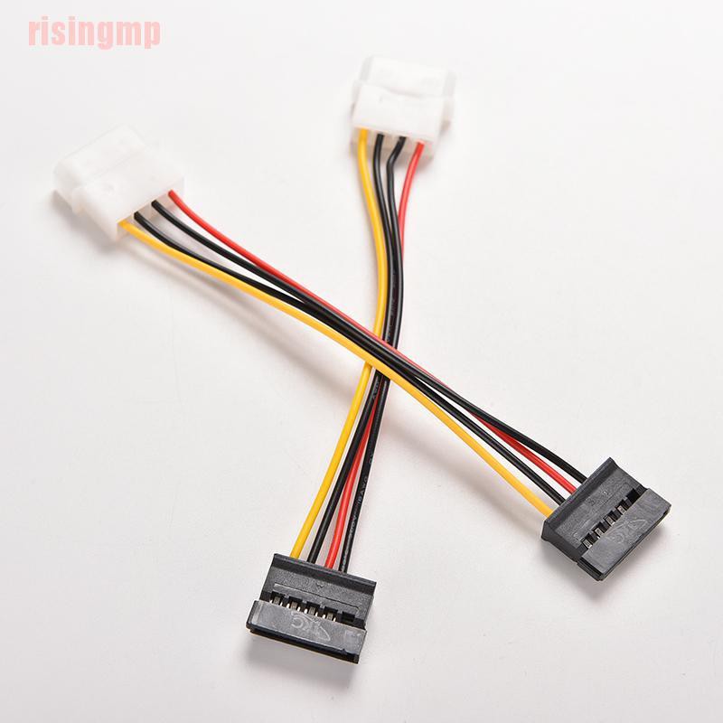 Risingmp☪ 1Pc 4 Pin Ide Molex To 15-Pin Serial Ata Sata Hard Drive Power Adapter Cable | BigBuy360 - bigbuy360.vn