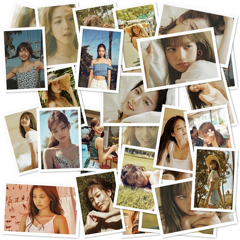 Set 30 tấm hình thẻ lomo thành viên Blackpink