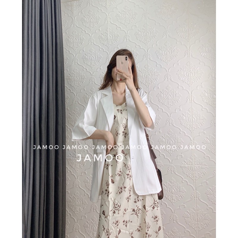 Áo blazer _ Áo vest nữ tay lỡ dáng rộng Hàn Quốc JAMOO (video/hình thật/sẵn) | BigBuy360 - bigbuy360.vn