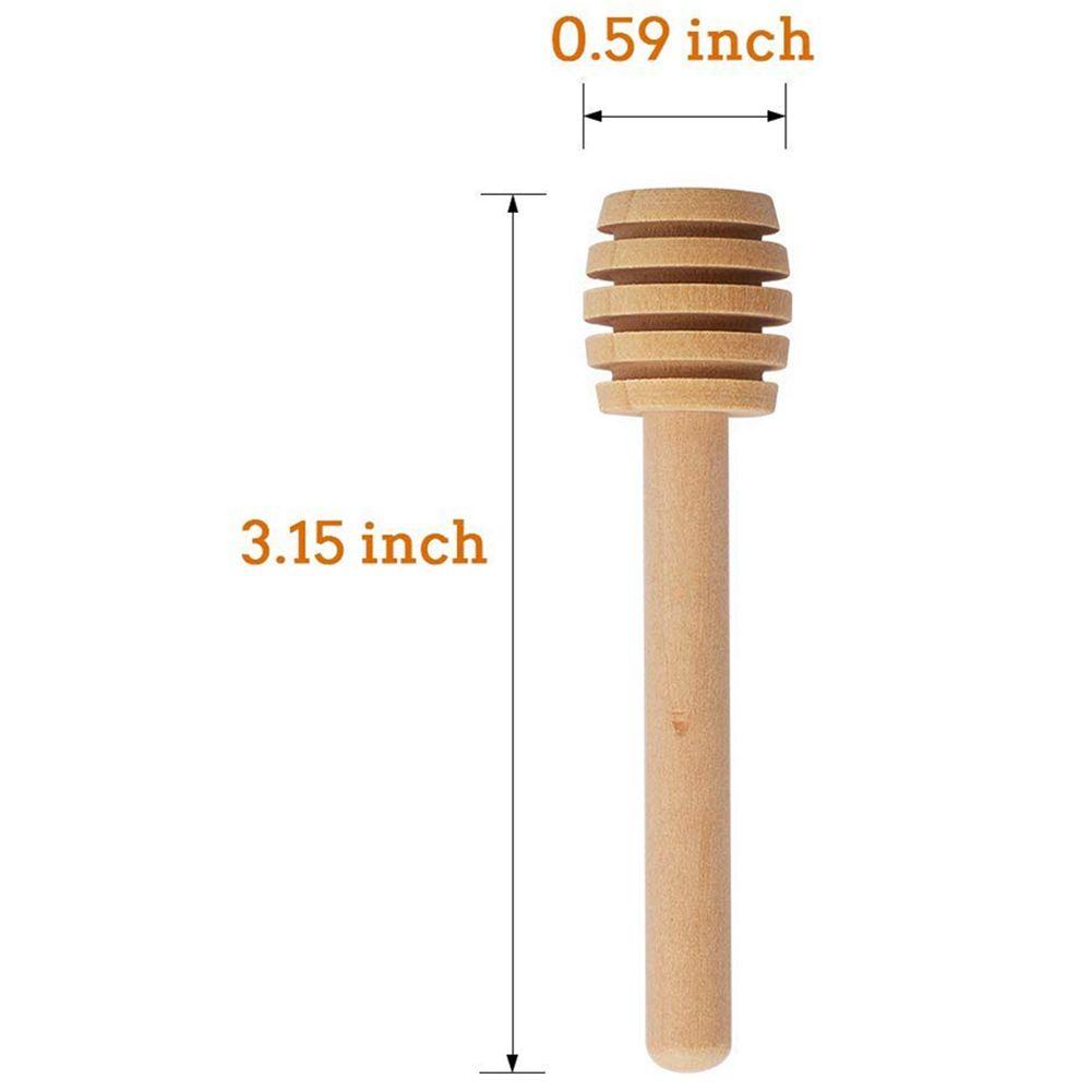 Set 24 Muỗng Gỗ Khuấy Mật Ong Tiện Dụng