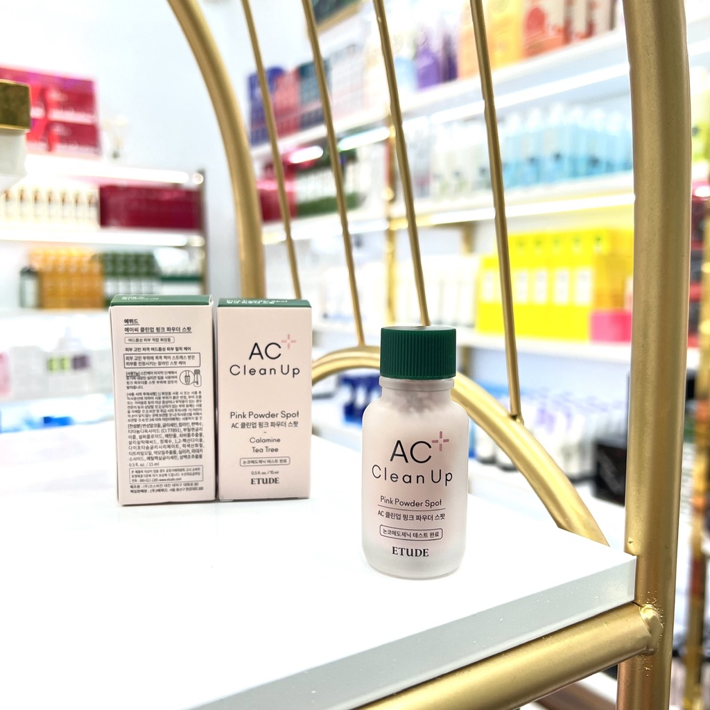 Dung Dịch Chấm MM.ụ.nn ETUDE AC Clean Up Pink Powder Spot 15ml