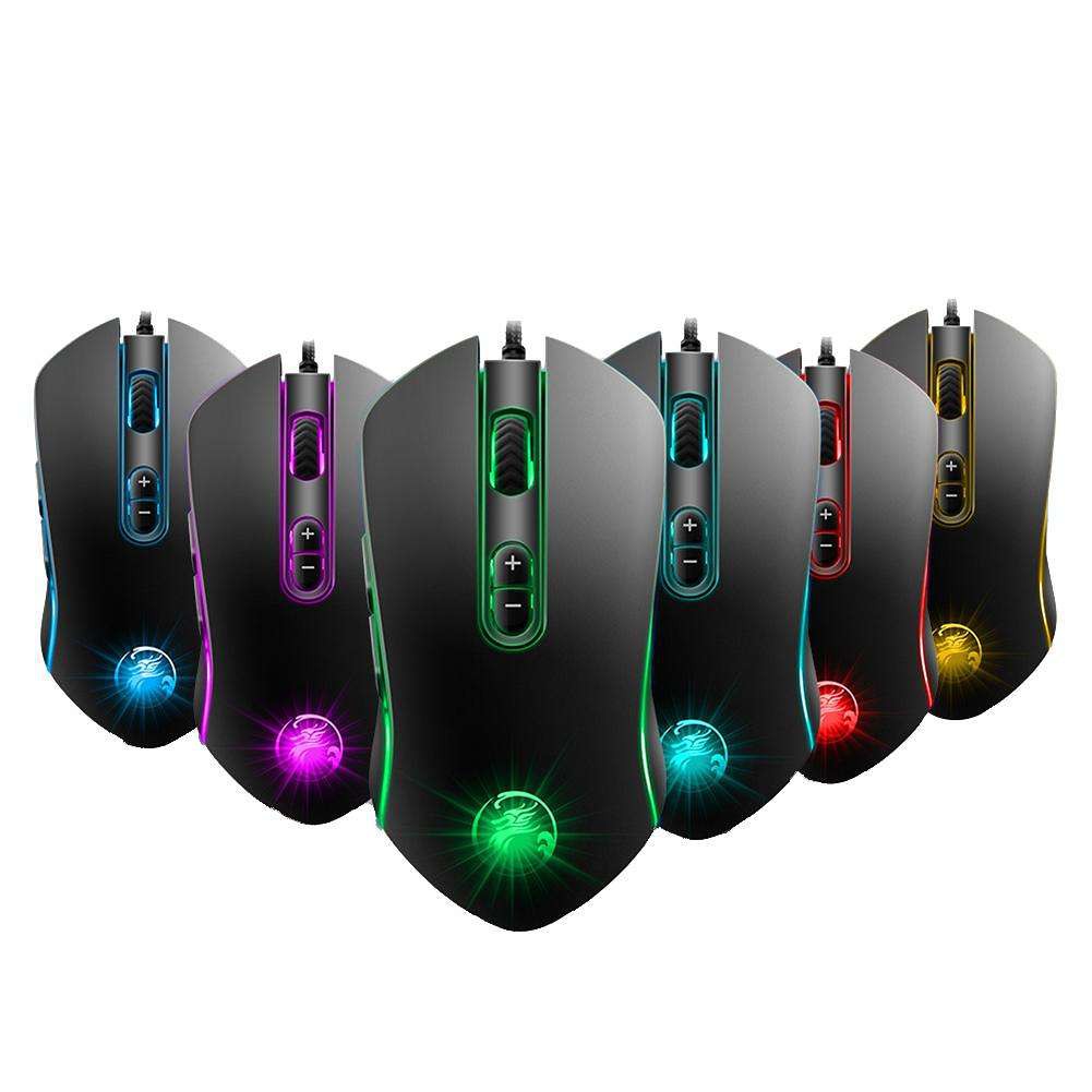 Chuột chuyên game có dây gaming Apedra X6 - Led RGB Đổi Màu