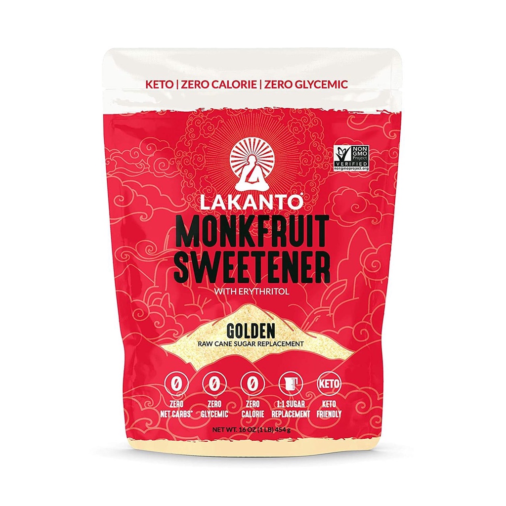 Đường La Hán Quả, Đường Lakanto monkfruit Sweetener, dành cho ăn kiêng, tiểu đường, giảm béo