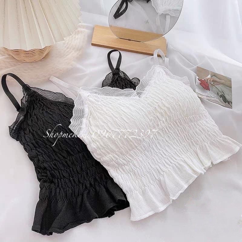 [HÀNG THIẾT KẾ] Bra bèo nhúm kèm đệm mút xinh xắn