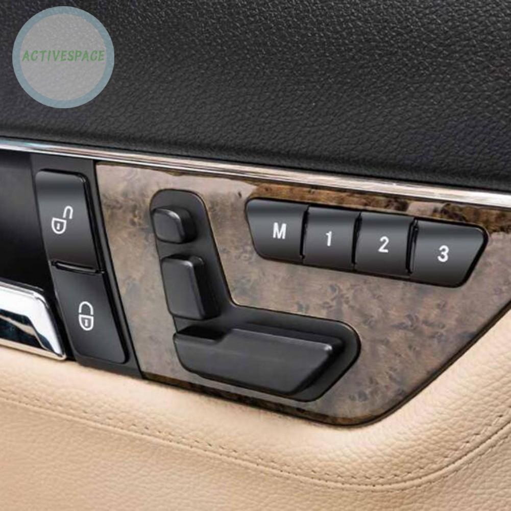 4 Viền dán nút khóa cửa xe ô tô Mercedes Benz Class W204 W212