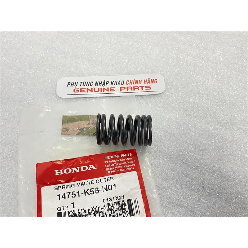 Lò xo đầu lớn nhỏ SONIC, WINNER, GTR, CBR nhập khẩu Honda 14751K56N01 / 14761K56N01