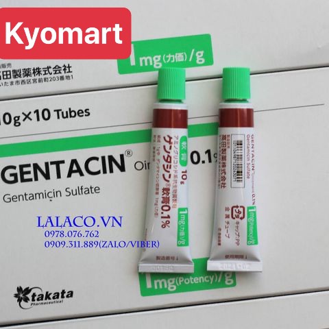 Kem giảm sẹo Gentacin Nhật Bản 10g