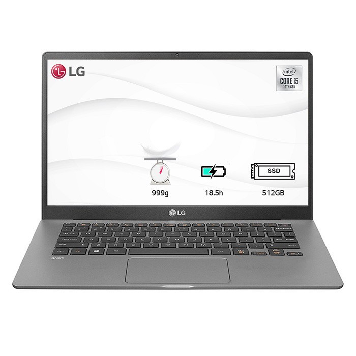 Laptop LG Gram 2020 14ZD90N-V.AX55A5 (Core i5-1035G7/ 8GB/ 512GB NVMe/ 14 FHD IPS/ NonOS) - Hàng Chính Hãng