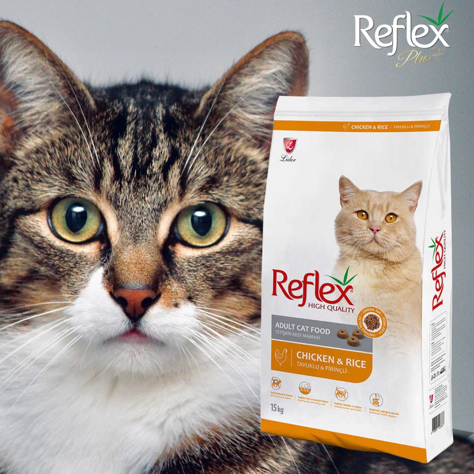 Reflex Adult, Kitten Plus Cat Food Thổ Nhĩ Kỳ - Thức Ăn Hạt Khô Cho Mèo Con Và Mèo Trưởng Thành