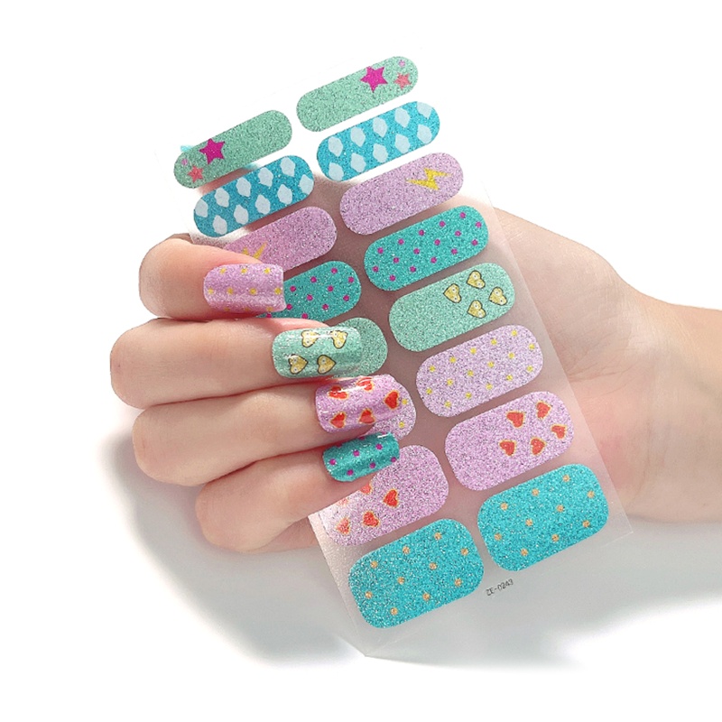 Cuộn Gel Dán Móng Tay Kim Tuyến Toàn Diện Tiện Dụng