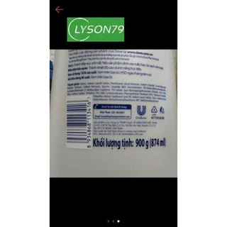 Dầu gội dove 900g