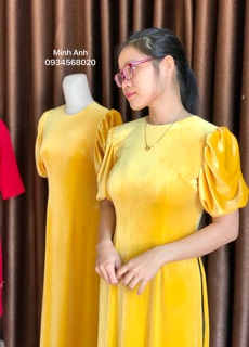 Áo dài nhung