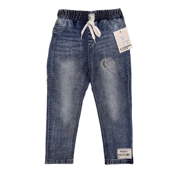 910137-ZM1- Quần jean BG,dài,đính logo, Made in việt nam,size đại 21-25,(combo 5 sản phẩm từ nhỏ đến lớn)
