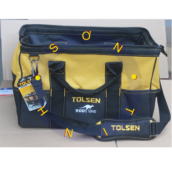Túi đồ nghề, túi đựng dụng cụ Tolsen 80101 dài 430mm x rộng 240mm x cao 270mm