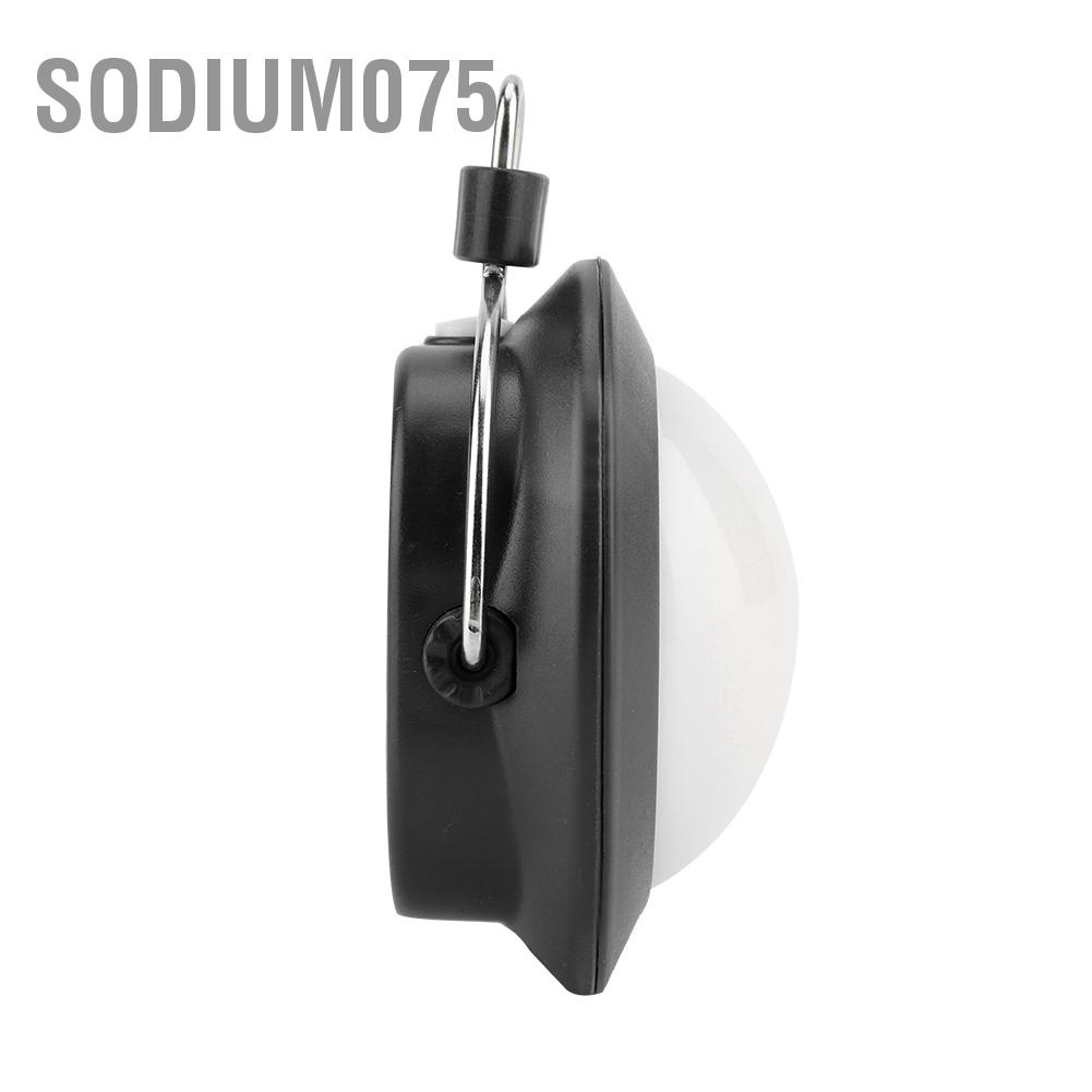 Sodium075 Đèn cắm trại mini COB LED tròn siêu sáng ngủ ngoài trời có móc