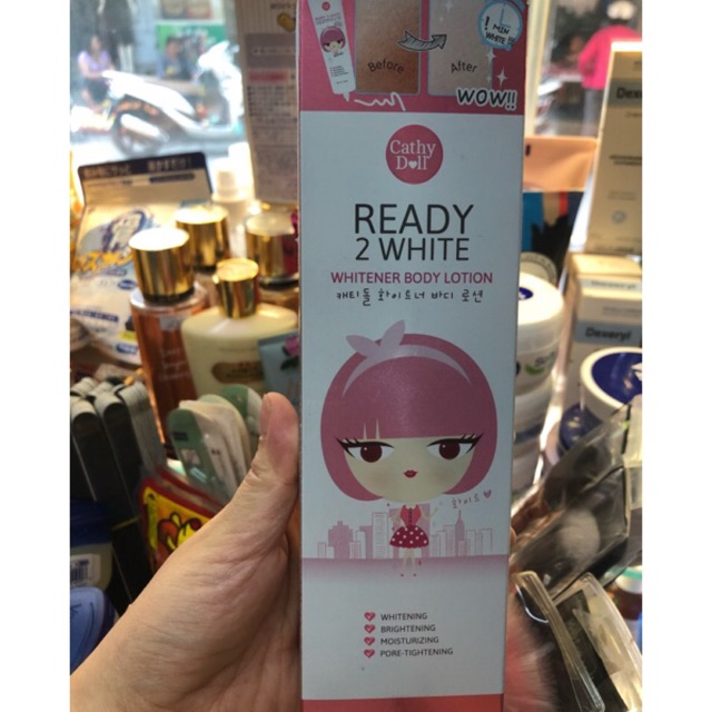 Lotion dưỡng trắng da toàn thân Cathy Doll