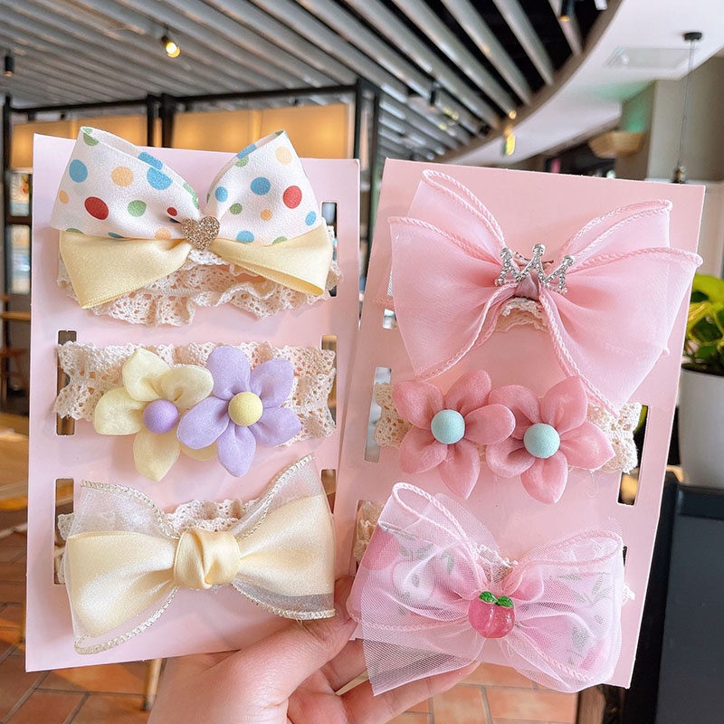 Set 3 Băng Đô Nơ Xinh Xắn Dành Cho Bé Gái