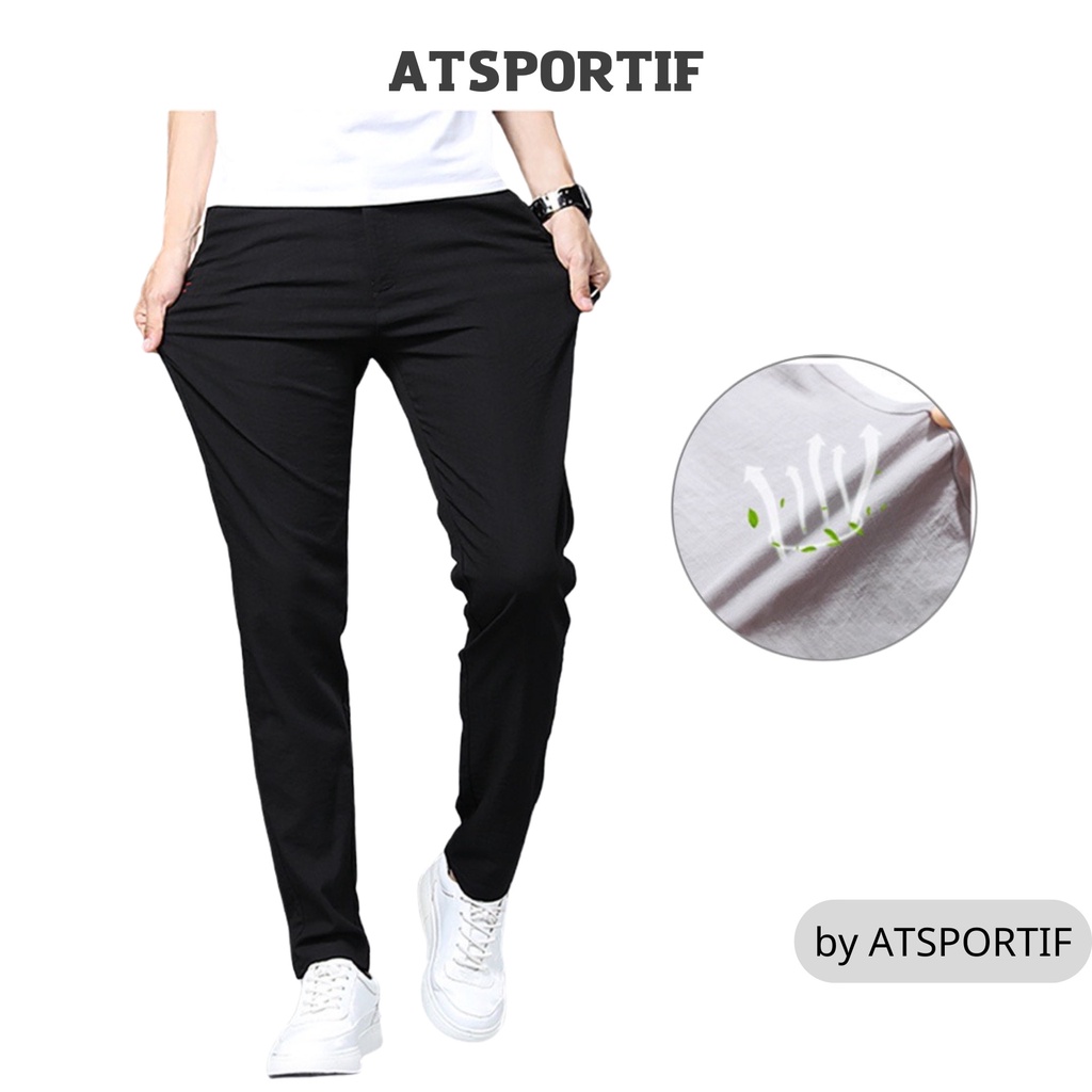 Quần đũi dài nam, quần dài nam chất đũi xước co dãn