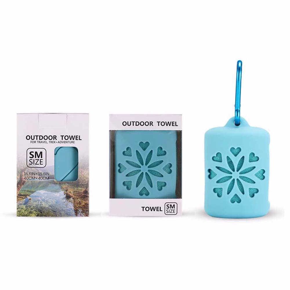 IVORY Khăn Lau Nhanh Khô Bằng Sợi Micro Thiết Kế Nhỏ Gọn Tiện Dụng Cho Leo Núi / Thể Thao