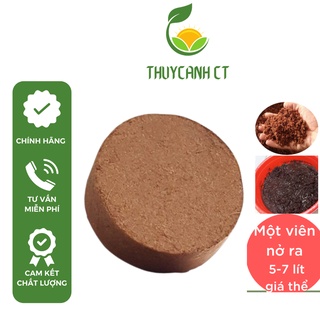 Viên nén xơ dừa, viên nén mụn dừa, đất sạch mụn dừa bánh lớn 450gr