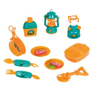 15 Pcs Kids Camping Set Toys Indoor and Outdoor Toy Best Present Outdoor Toy Tools Set Kids Toys Parent-Child Interaction Set