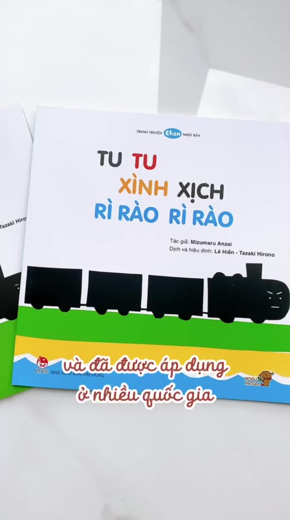 Sách Ehon - Combo làm quen với sách cho bé 0 2 tuổi - Tu Tu Xình Xịch (Tranh truyện ehon Nhật Bản cho bé) | BigBuy360 - bigbuy360.vn