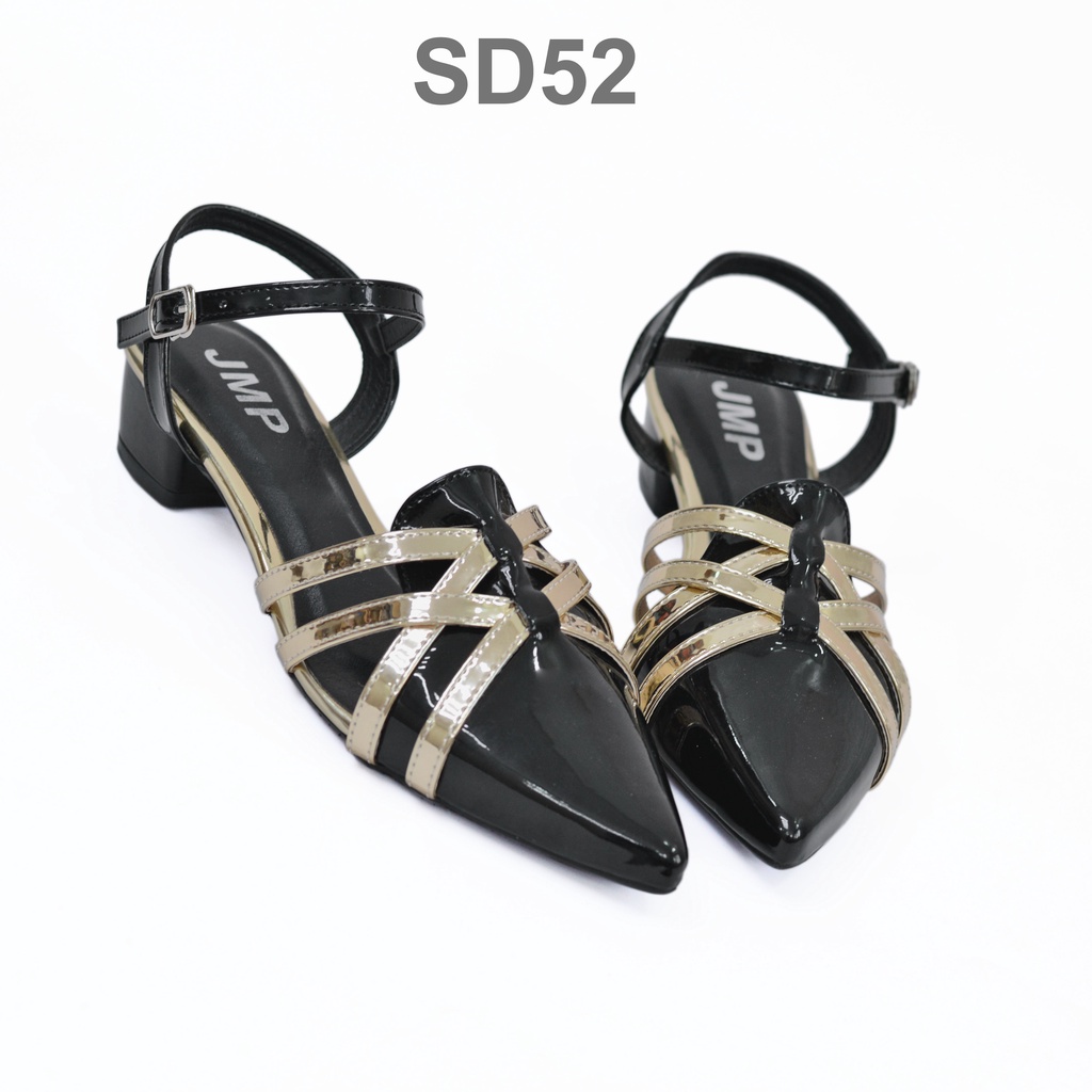 JMP - Giày Sandal Quai Đan Chéo Thiết Kế Sang Trọng Cao 3cm - SD52