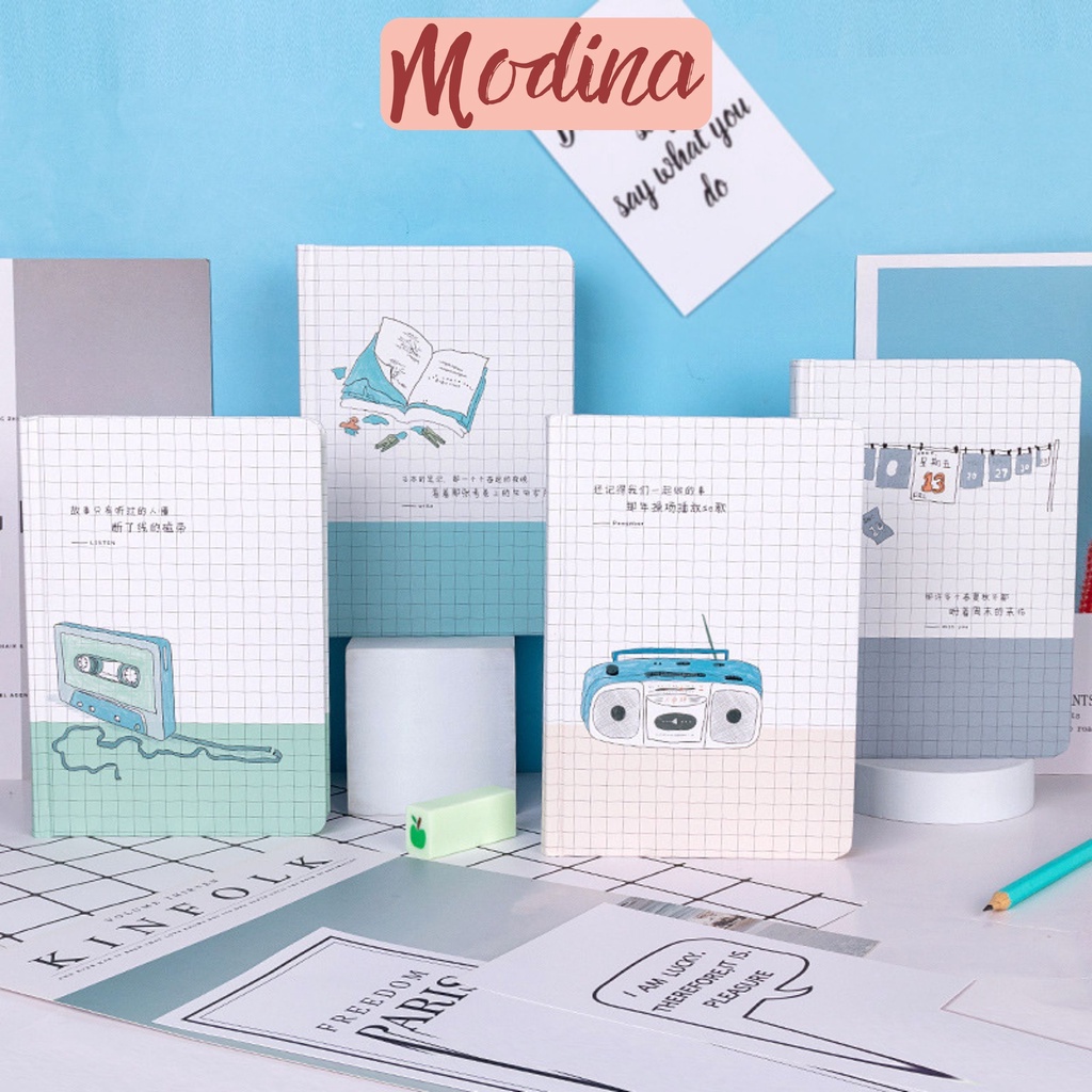 Sổ tay ghi chép kế hoạch a5 MODINA cute dễ thương, vở ghi chép công việc